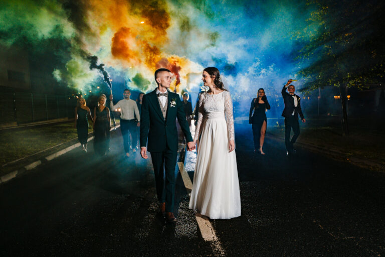 race dymne sesja ślubna