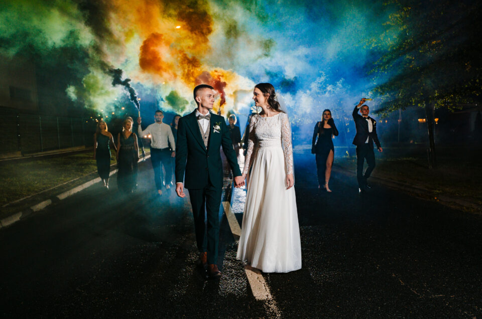 race dymne sesja ślubna