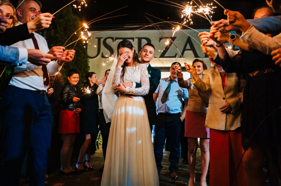 zimne ognie na weselu