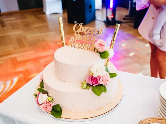 tort na chrzest łódź